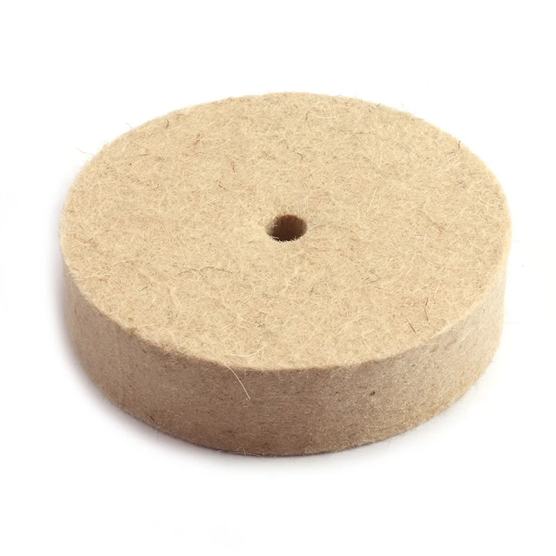 2pcs 6inch Wool Felt Buffing Polishing Wheel Wood Metal Grinding Polishing Pad Multifunction Abrasive Tools