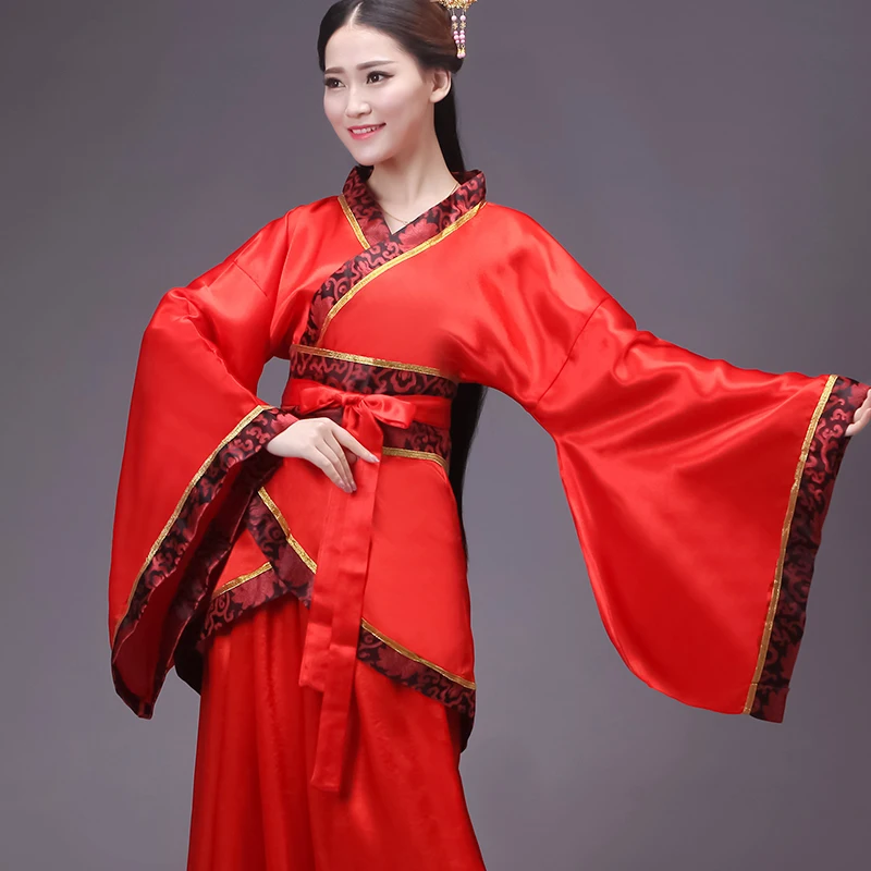 Женское платье Hanfu танцевальный костюм женское традиционное китайское семейное