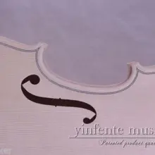 4/4 корпус скрипки Пламя клен русская ель Топ белая скрипка тело#2046