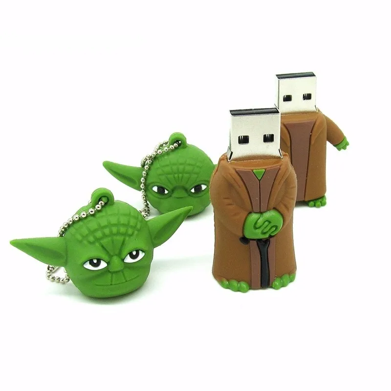 Звездные войны usb флэш накопитель Jedi master Yoda pendrive 4G 8G 16G 32G карта памяти u диск