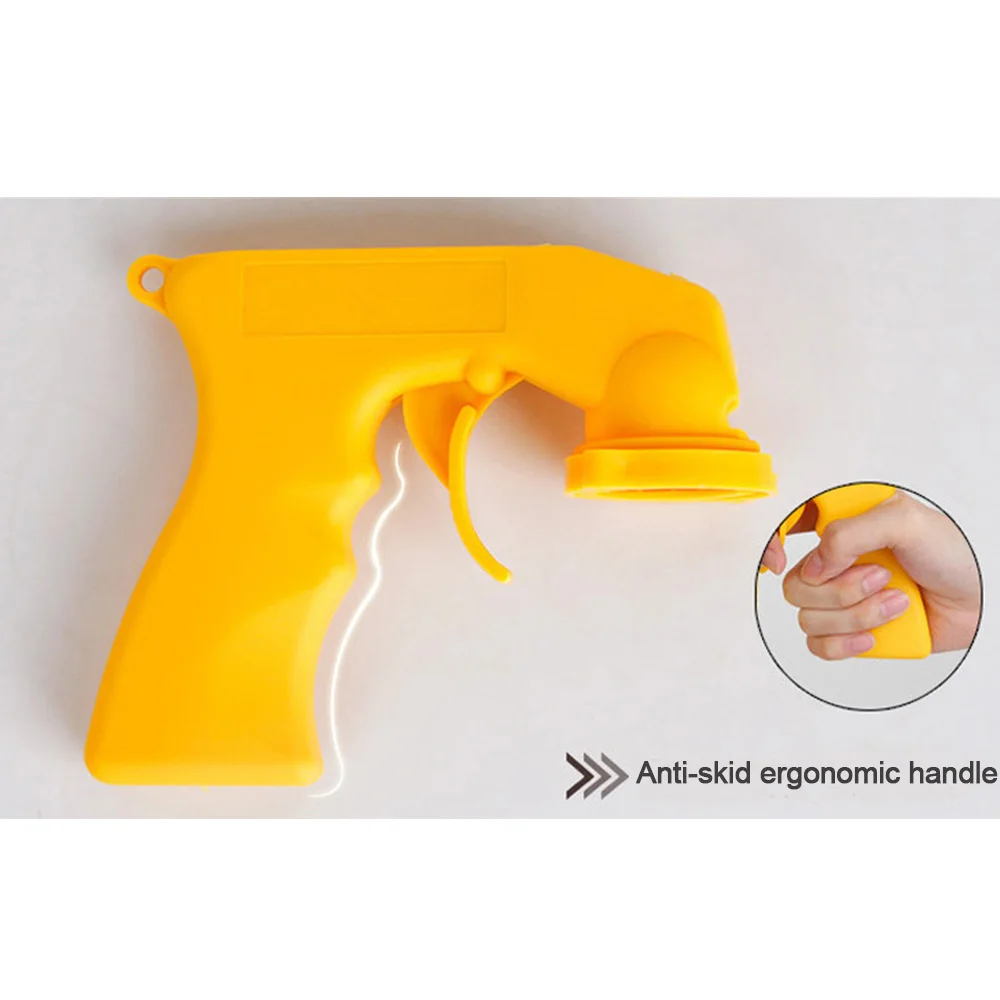 Locking collar paint spray gun