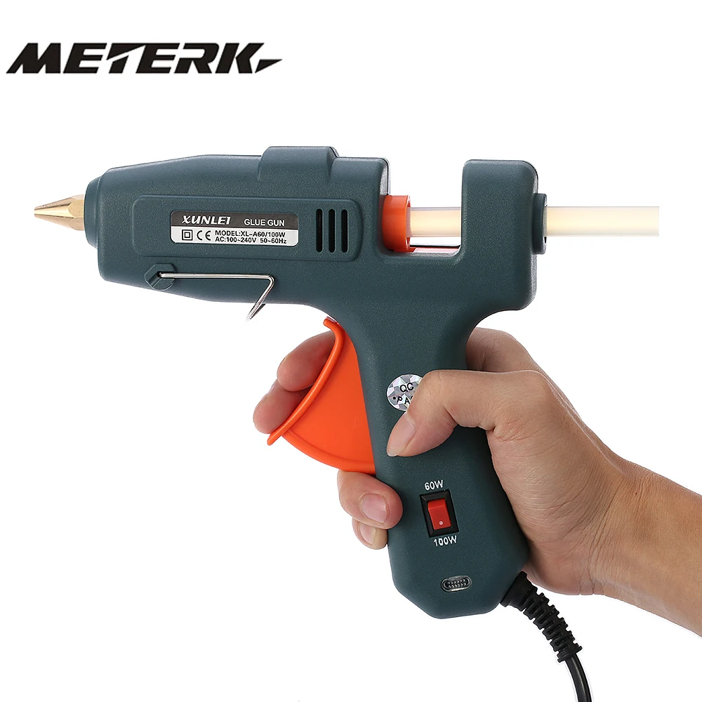 

Switch Electric 110V-220V Hot Melt Glue Gun Heating Repair Tool 60W/100W with 20pcs Glue Sticks Heating Craft Repair Tool