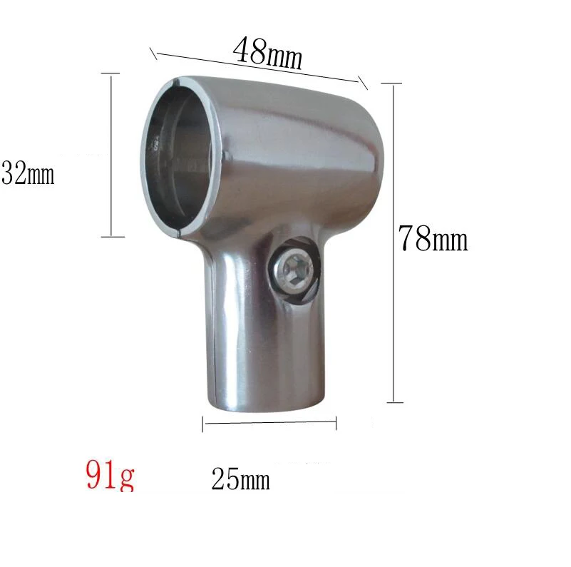 25 мм соединитель трубы 32 мм стойка для проветривания штанги вешалка для одежды сплав крепеж Соединительный аксессуар 8 шт