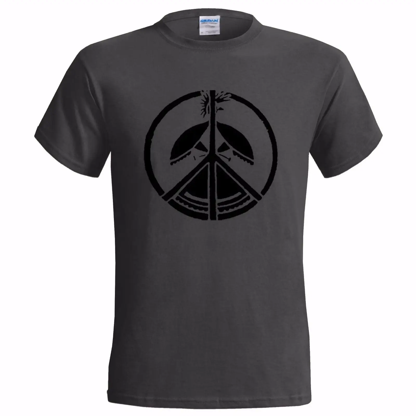 FLUX INDIAN LOGO MENS T SHIRT PEACE NATIVE ANARCHY PUNK AMERICAN PINK INDIANS Newest Top Tees Fashion Style Men Tee | Мужская одежда