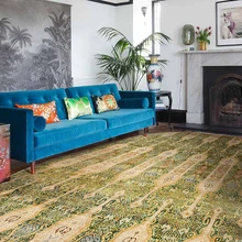 Видение вкус руководство галстук коллекция роскошный современный непрерывной системы гостиная Шерсть ковер корт Carpetgc193kilimyg40