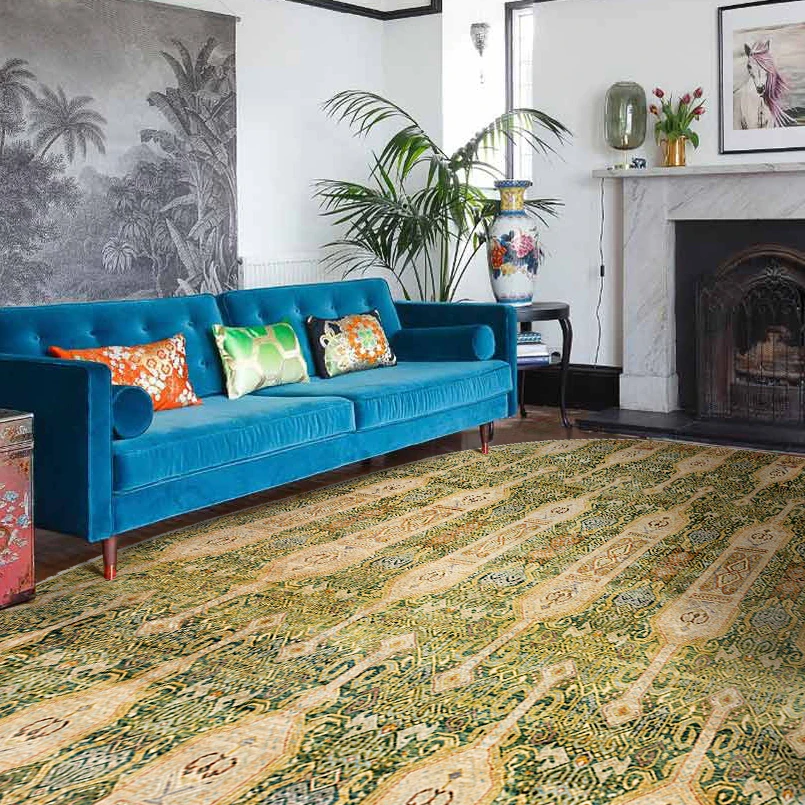 

Vision Taste Manual Tie Collection Luxurious Modern Continuous System A Living Room Wool Carpet Court Carpetgc193kilimyg40