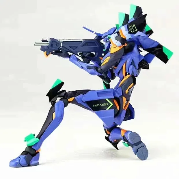 EVA-01 окончательная модель Evangelion Anima REVOLTECH EVANGELION EVOLUTION EVA ПВХ фигурка Коллекционная модель игрушки 17 см