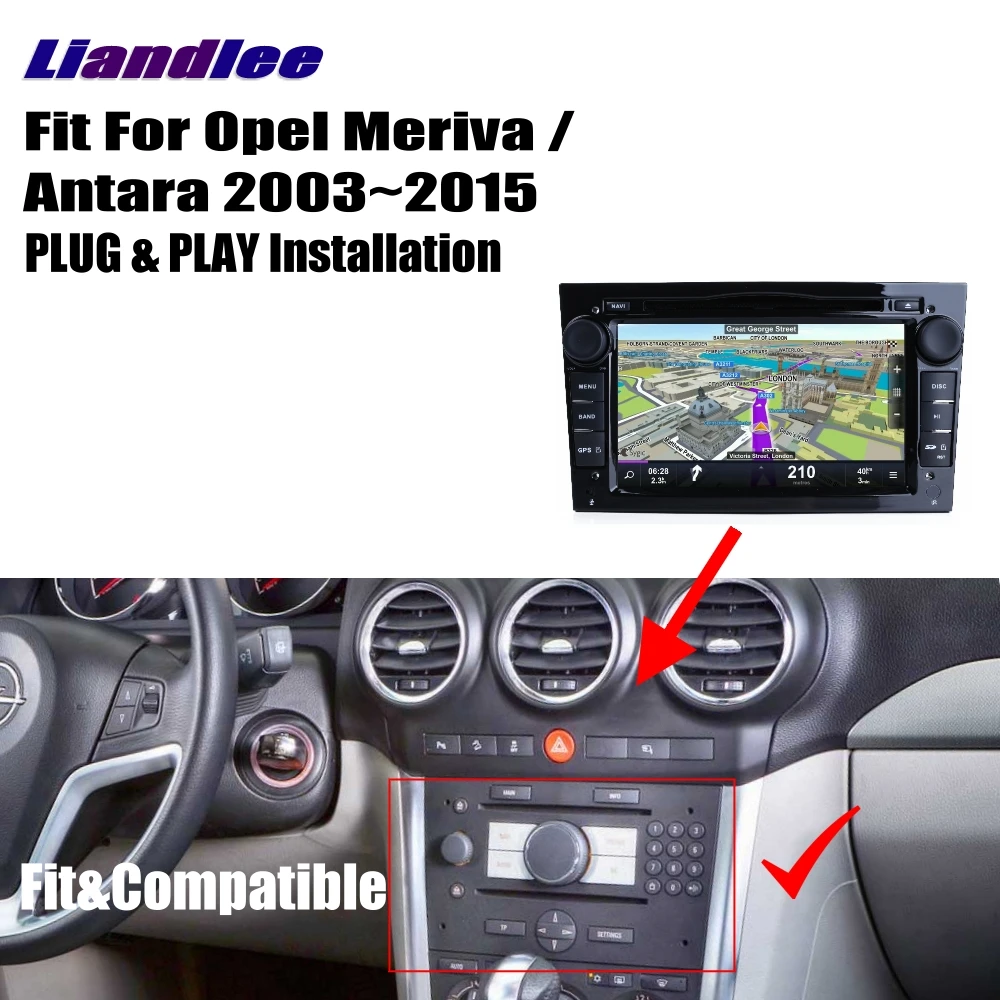Discount Liandlee For Opel Meriva / Antara 2003~2015 Android Car Radio Player Maps GPS Navi Navigation Camera CD DVD OBD TV HD Screen 4