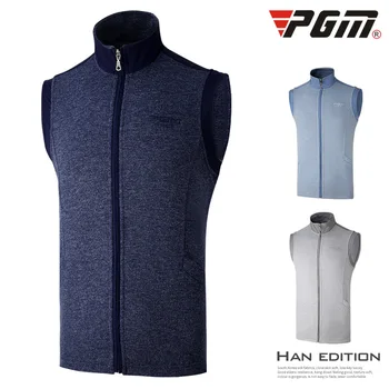 

PGM Golf dress men's vest autumn winter warm vest windproof jacket