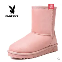 Playboy/зимняя спортивная обувь, женская зимняя теплая бархатная повседневная спортивная обувь высокого качества, оригинальная оптовая