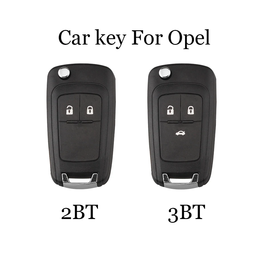

2/3 Buttons Flip Key Shell Case fit For Opel Vauxhall Astra H Insignia J Vectra C Corsa D Zafira G Remote Key shell HU100 Blade