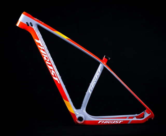 Cheap THRUST T1000 Carbon Frame 29er 27.5er Mountain Bike Frame Carbon Fiber Chinese Bicycle Frame mtb Disc Brake New Design Paint Cheap THRUST T1000 Carbon Frame 29er 27.5er Mountain Bike Frame Carbon Fiber Chinese Bicycle Frame mtb Disc Brake New Design Paint