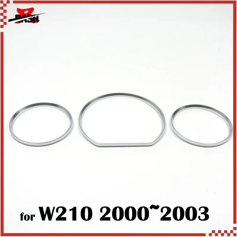 

DASH for Mercedese E class W210 2000 2003 Cluster Gauge DASH board Ring Silver
