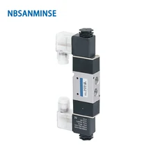NBSANMINSE 3V310 3V410 3V220 Серия G1/4 3/8 1/2 Соленоидный клапан пневматический клапан одиночный двойной катушки клапан