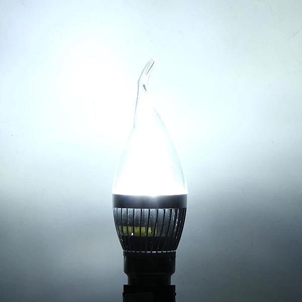 Smuxi серебро 9 W E27 E14 E12 B22 светодиодный свет с солнечней энергией Алюминий корпус светодиодный лампы 220 V светодиодный лампы холодный теплый белый Lampara