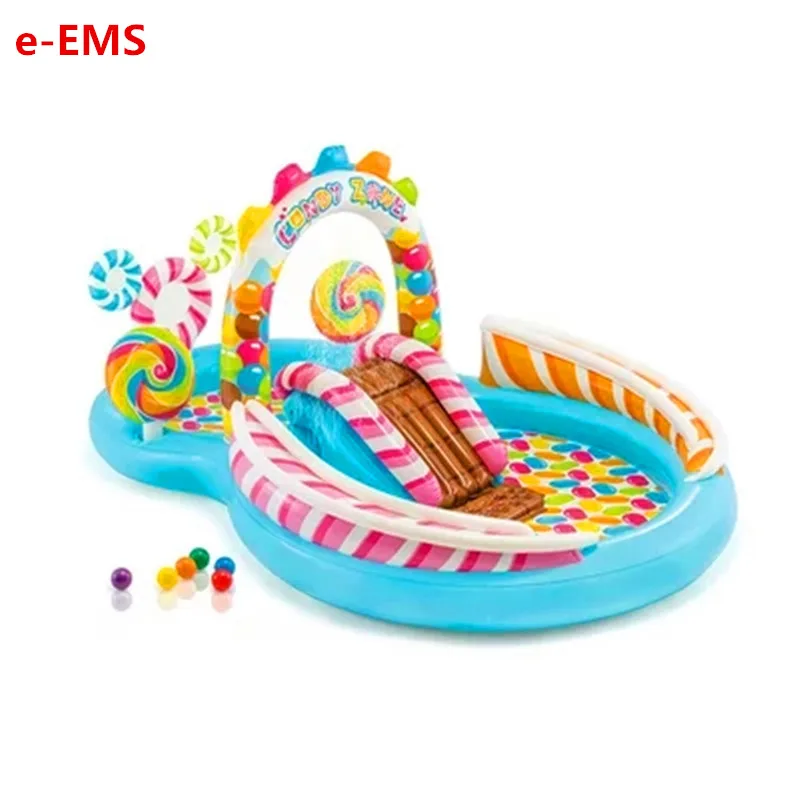 

Inflatable Candy Water Spray Swimming Pool Children Cassia Seed Pool Thicken Lollipop Sea Ball Pool G2051