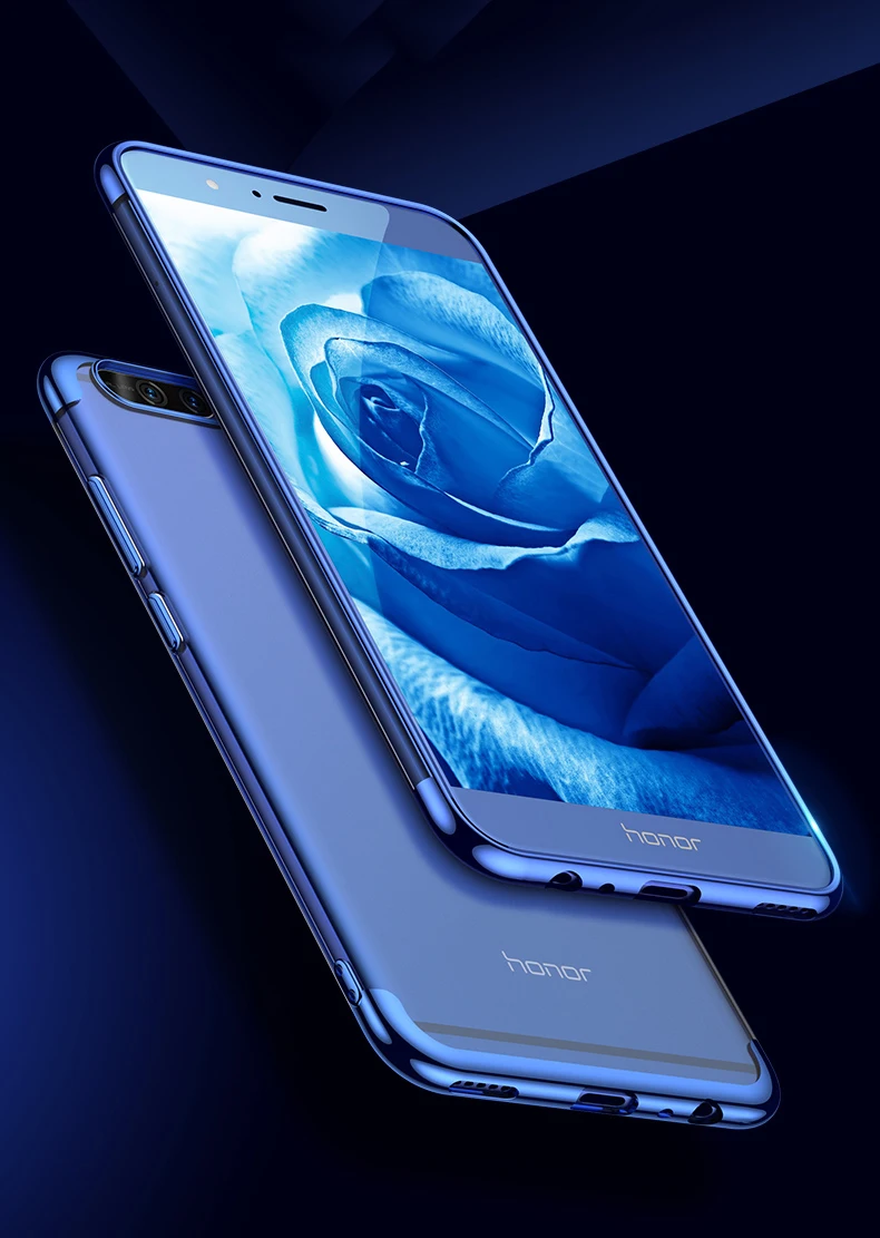 Чехол MAKAVO для huawei Honor 8 Pro, Роскошный чехол с лазерным покрытием, Прозрачный мягкий силиконовый чехол для телефона s для Honor 8 Pro