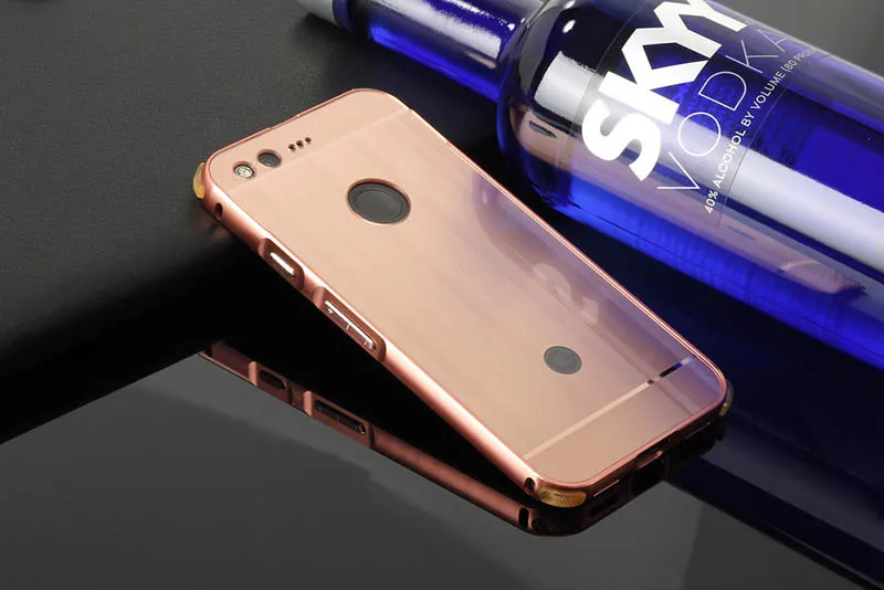 Алюминиевая металлическая рамка+ PC задний Чехол для телефона Google Pixel 5,0 ''матовый задний Жесткий Чехол для Pixel XL 5,5'' защитный чехол 3 в 1