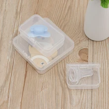 Мини ящик для хранения 3 шт./компл. Пластик детские соски-пустышки медицины Планшеты сумка для хранения Коробка Чехол Держатель Ювелирные изделия Чехол