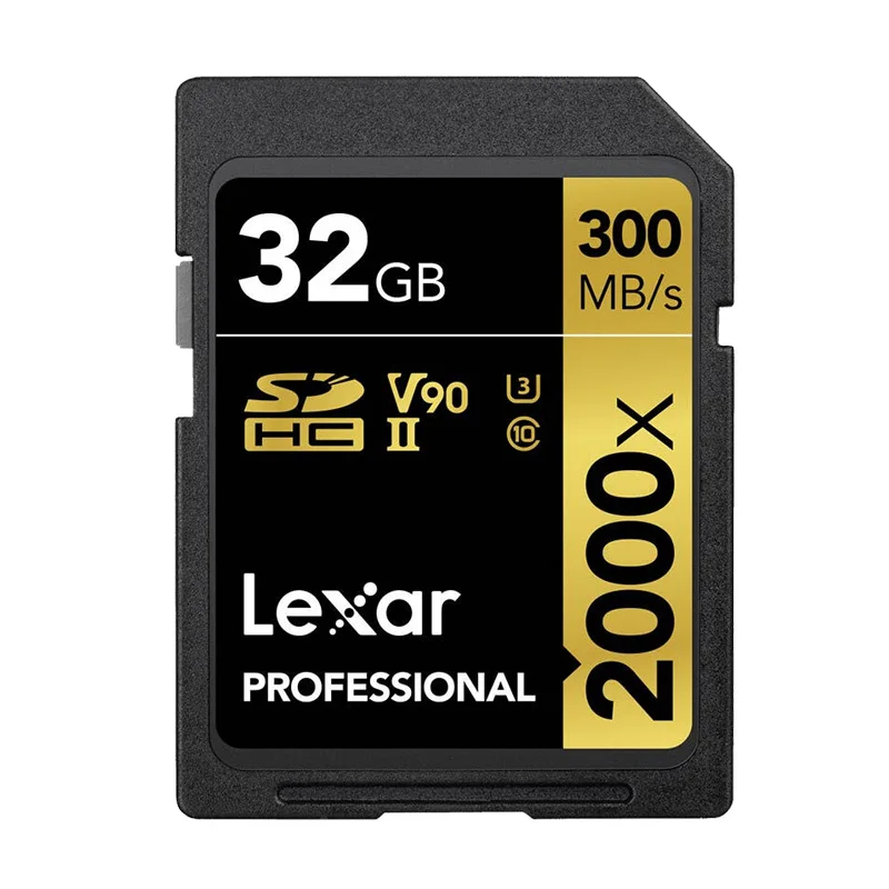 Original Lexar SD Flash Memory Card Limited Pen Drive 2000x 300mb s SDHC SDXC UHS II 2
