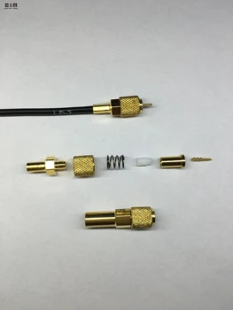 

Vibration Sensor L5 M5 Microdot Male Connect with Spring Extended Line Cable for Coax Shock TOFD for Low Noise Sensing Cable