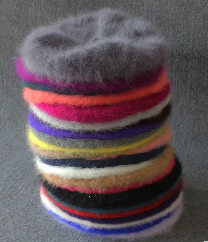 Модная чистая меховая шапка из натуральной норки женская повседневная меховая шапка ручной работы KFP702