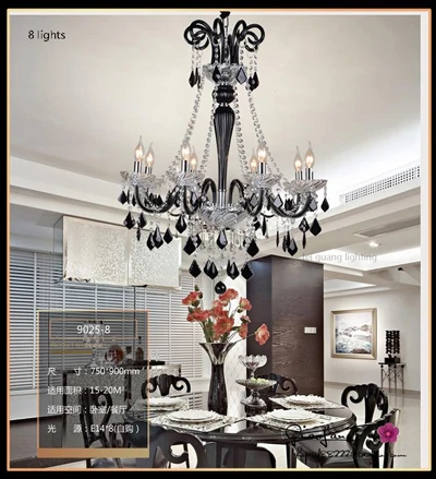 Modern Large Crystal Chandeliers For Hotels Bohemian Crystal