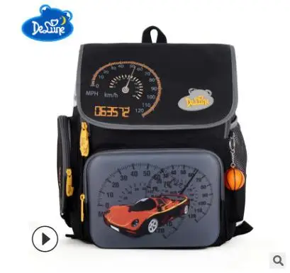 

Delune school backpack for boys orthopedic for kids Russia Backpack Student Children school Backpack bag Russia School Bags