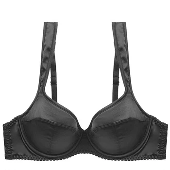 

AMX New Women Sexy Satin Bras Push Up Brassiere Women Fashion Lingerie Ladies Smooth Bra
