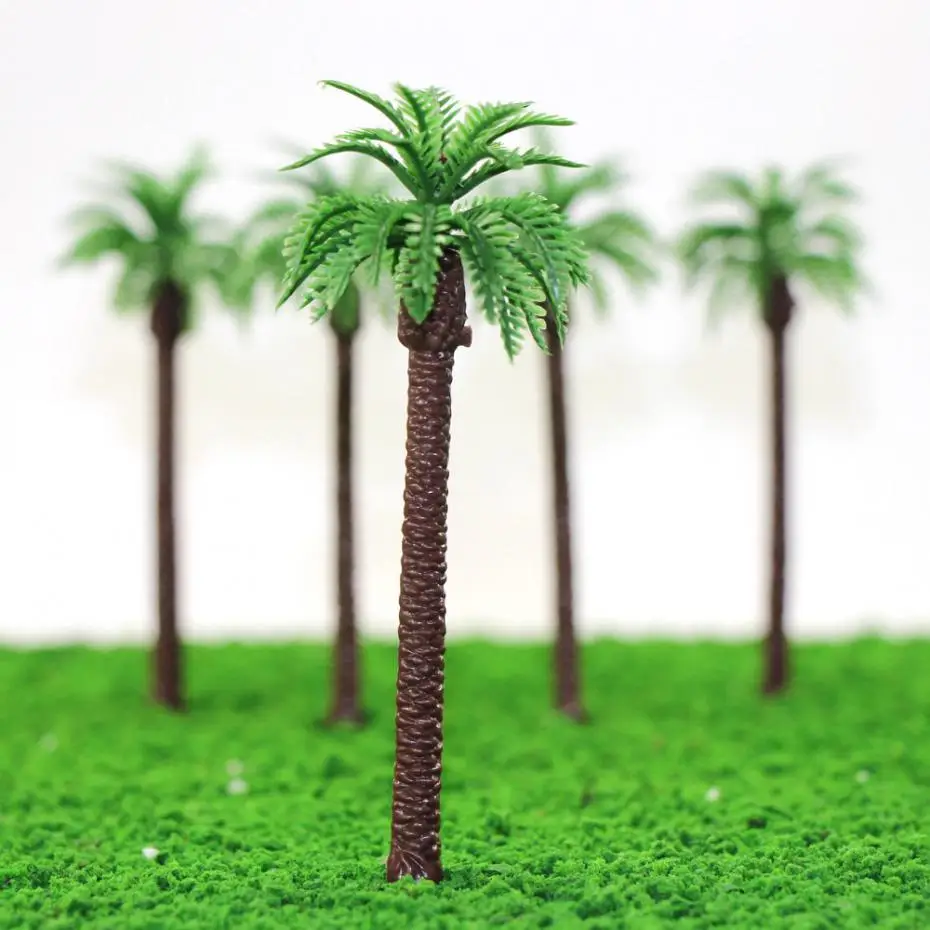 

20pcs 45mm-170mm Height Model Palm Trees Model Layout Train Scale 1:400-1:50 New model train ho scale YS01 railway modeling