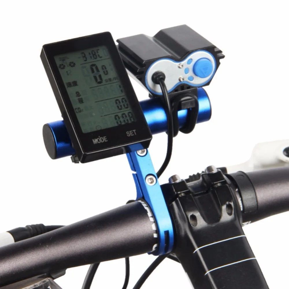 cheap Aluminum Alloy MTB Bike Bicycle Handlebar Extender Holder 31.8mm Lamp Bracket Bicycle Handlebar Flashlight Holder New