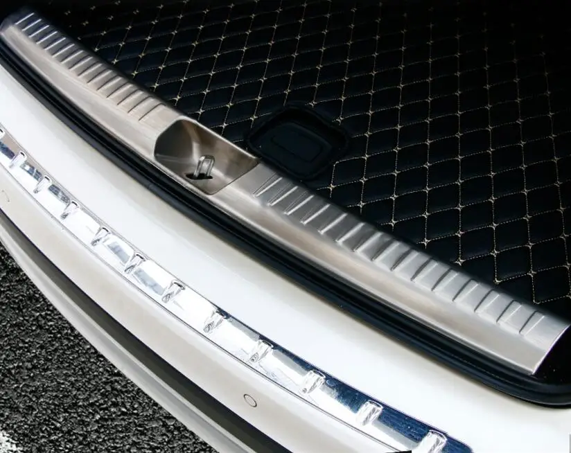 

JINGHANG CAR Inner Stainless Steel Rear Bumper Protector Sill Trunk Tread Plate Trim Fit For Mercedes-Benz GLA 2015 2016 2017