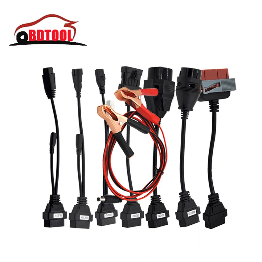 Prix pour Ensemble complet 8 TCS CDP Pro Câbles De Voiture OBD/Connecteur de Diagnostic OBDII Pour Multimarque Professionnel de Voitures Auto câble D'interface De Voiture Prix pour Ensemble complet 8 TCS CDP Pro Câbles De Voiture OBD/Connecteur de Diagnostic OBDII Pour Multimarque Professionnel de Voitures Auto câble D'interface De Voiture