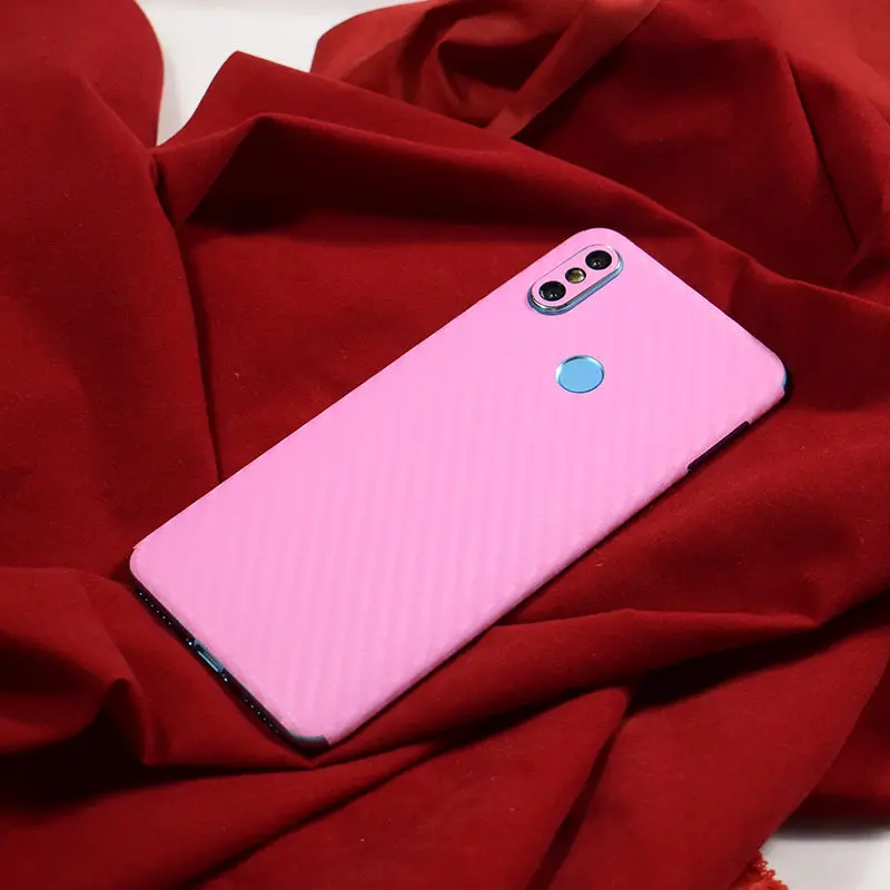 Phone Back Cover Film For Xiami Mi A2 6X LeatherCarbon Fiber Wood Skins Protective Paste Stickers For Xiaomi A2  MiA2 6X 5 (24)