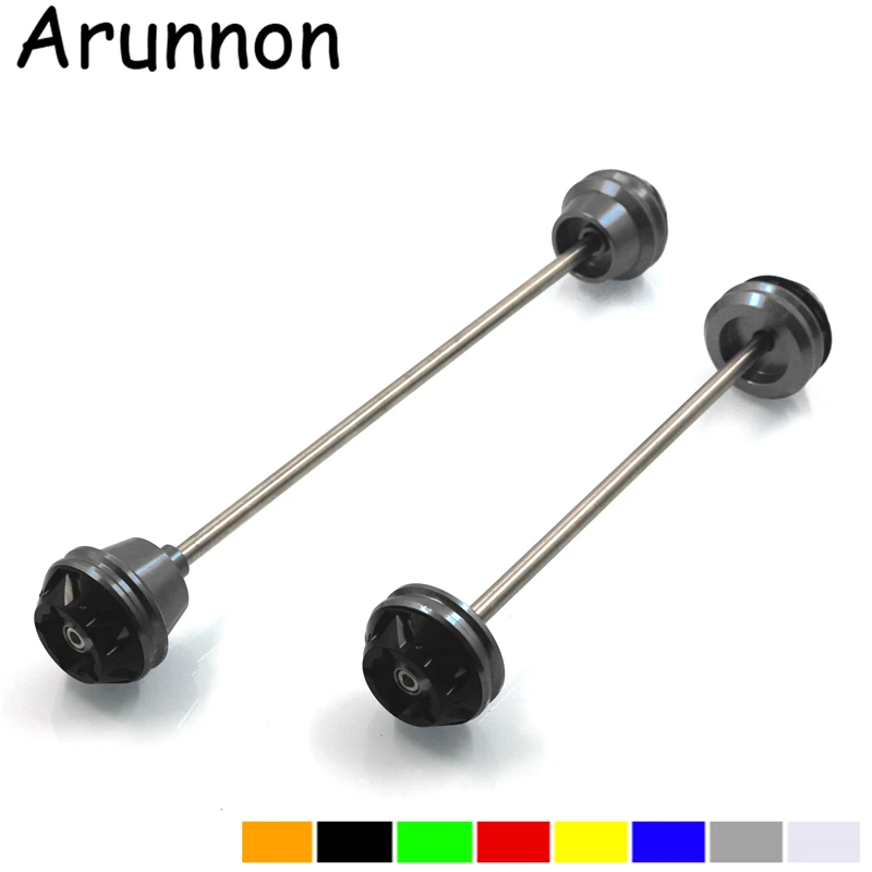 

Motorcycle Front & Rear Axle Fork Crash Sliders Wheel Protector For SUZUKI GSX-R600 GSX-R750 GSXR600 GSXR750 GSX-S750 GSXS750