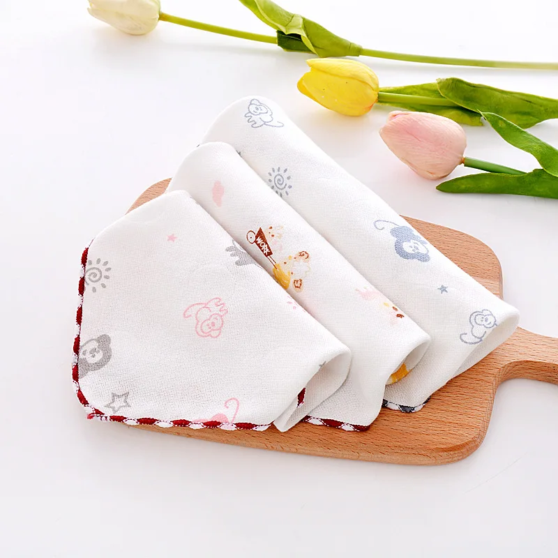 1Pcs Baby Bath Towels Cotton Gauze Flower Print New Born Baby Towels Soft Water Absorption Baby Care Towel