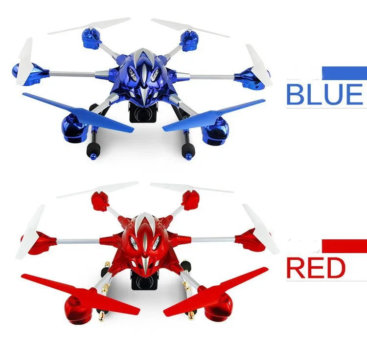 Хуацзюнь HJ817 W609-8 2,4 ГГц 4CH 6-Axis GYRO с 2MP Камера FPV видео в режиме реального времени Headless CF модель Квадрокоптер с дистанционным управлением Ar. Квадрокоптер беспилотник