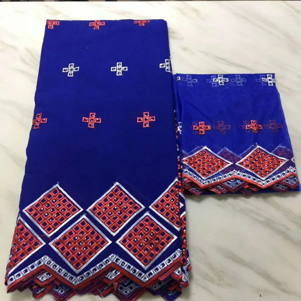 

Royal Blue French Net Lace Fabric 2018 High Quality African Voile Lace Cotton Fraric With Stones Swiss Voile Lace In Switzerland