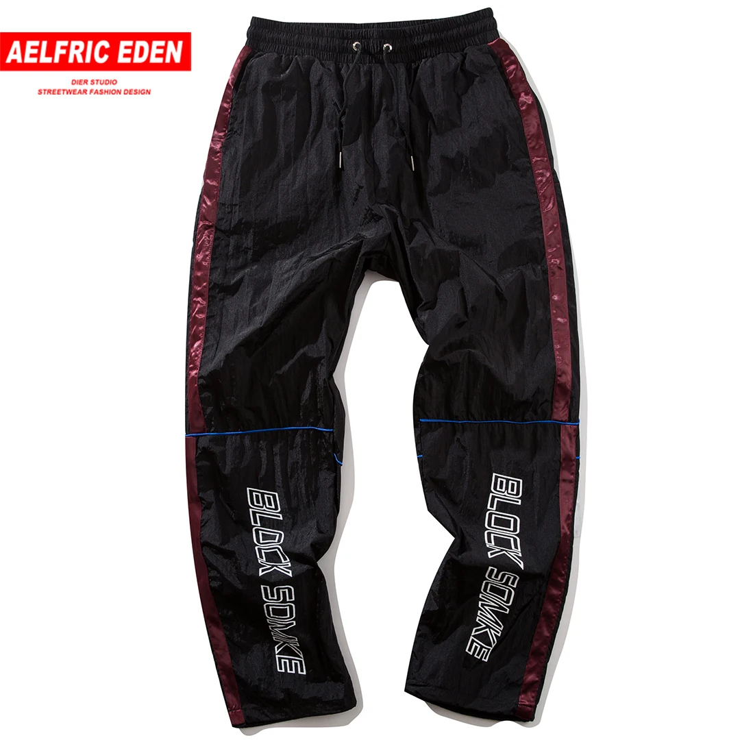 Aelfric Eden Модные мужские спортивные брюки с боковым соединением 2018 Harajuku Хип-хоп
