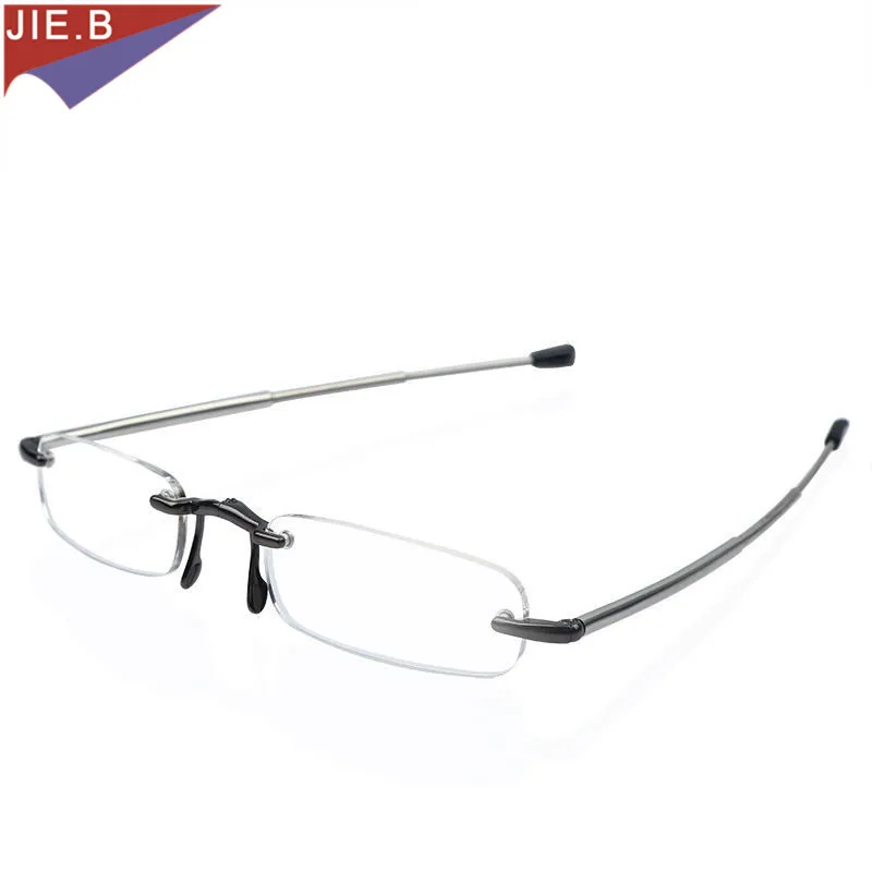 frameless folding reading glasses