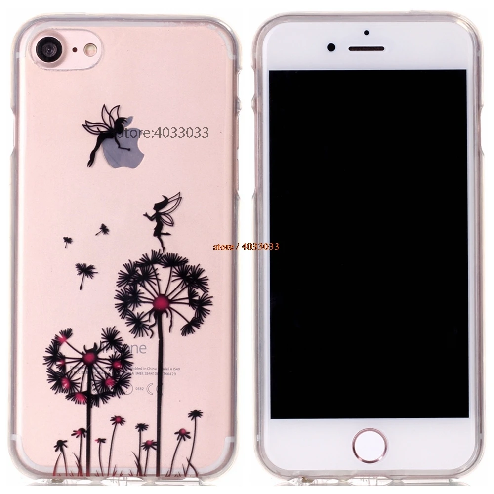 Роскошные модные TPU силиконовый мягкий тонкий чехол для Apple Iphone 7 Plus Iphone7Plus Телефон