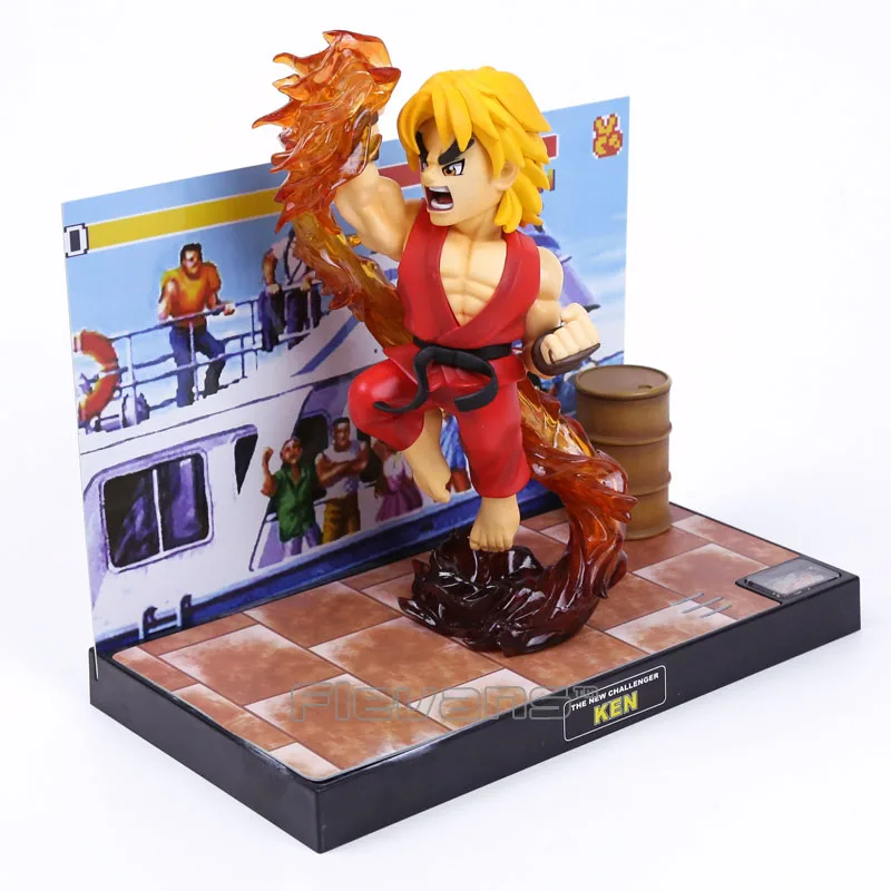 

Street Fighter The New Challenger Ken with Light & Sound PVC Action Figure Collectible Model Toy 22cm Boxed