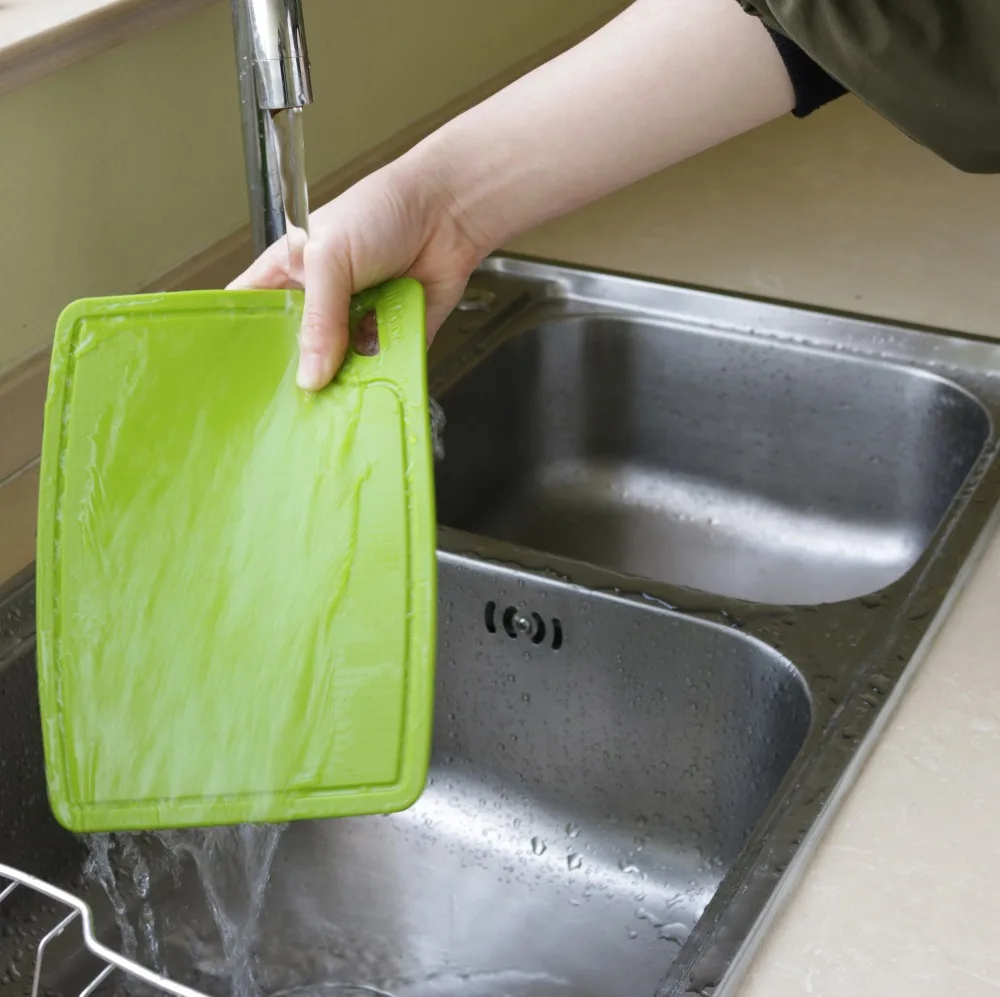 Silicone Cutting Board With Non Slip Hexagon Grips by Fresh Menu Kitchen 