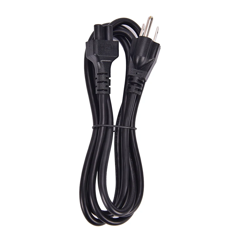 3 Pin Power Cords Cable 3 Prong Computer AC Adapter Lead Extension Cords Cable USA US Plugin