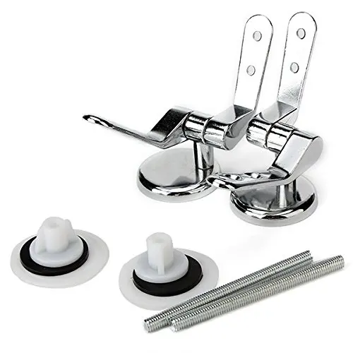 Pair-Silver-Toilet-Seat-Sturdy-Hinge-Toilet-Mountings-For-Replacement-Diy-Repair