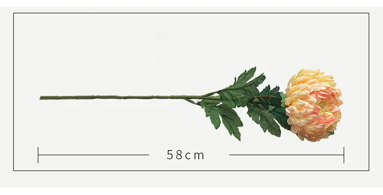 CHENCHENG 1 шт. 58 см шелк большой ананас искусственные хризантемы цветок поддельные цветы домашний декор стола подарок осеннее украшение