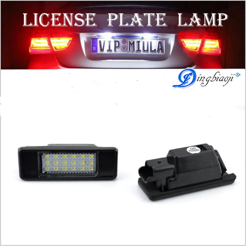 led light number plate for Peugeot 207 308 citroen berlingo C2 C3 C4 C5