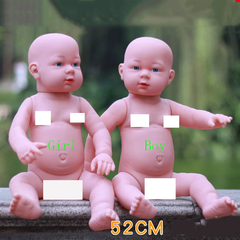 

51CM Realistic Full Body Vinyl Silicone Soft Reborn Dolls For Collections Toys Gifts