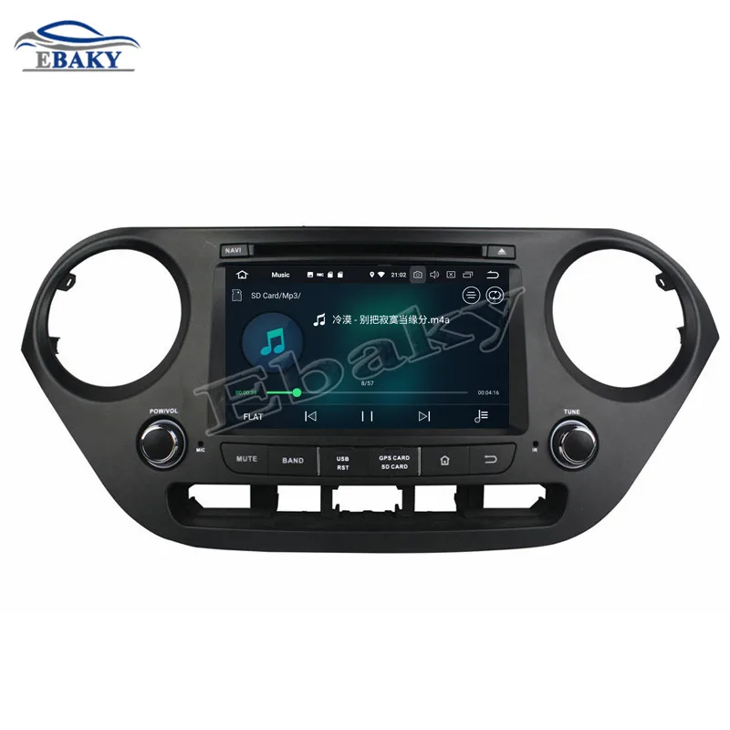 Clearance NaviTopia 7inch 4GB RAM 64GB ROM Octa Core Android 9.0 Car DVD Player For HYUNDAI  I10 2014-2015/GPS 5