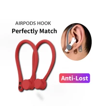 Защитный держатель для Apple Airpods Hook безопасная фиксация беспроводных наушников Силиконовый Чехол air pods аксессуар Спорт анти-потеря Заушник